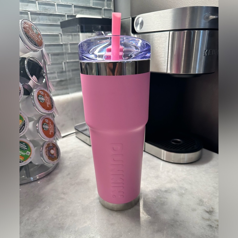 “DUNKIN" 2024 32oz Insulated Stainless Steel Tumbler - PINK - NWT
